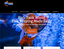 Tablet Screenshot of fishtankworld.com